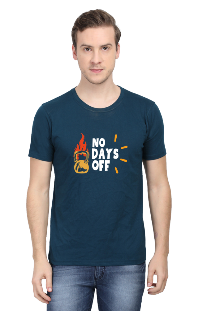 No Days Off Printed T-shirt for Men