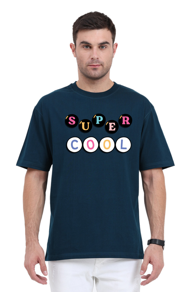 Super Cool Graphic Printed Classic Oversized T-shirt for Men [240GSM]