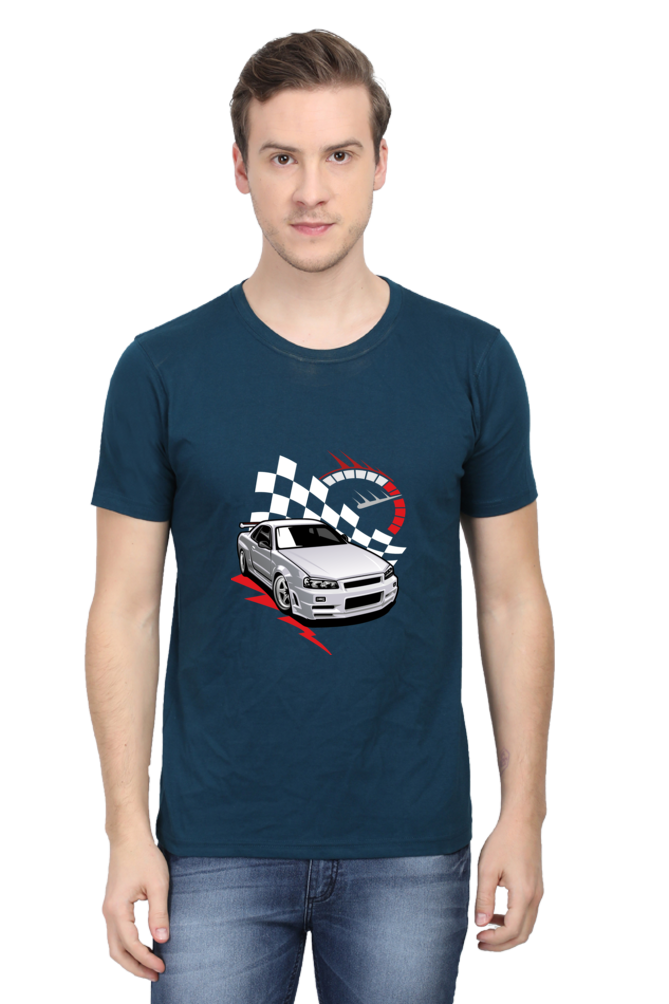 Speed Car Printed T-shirt for Men