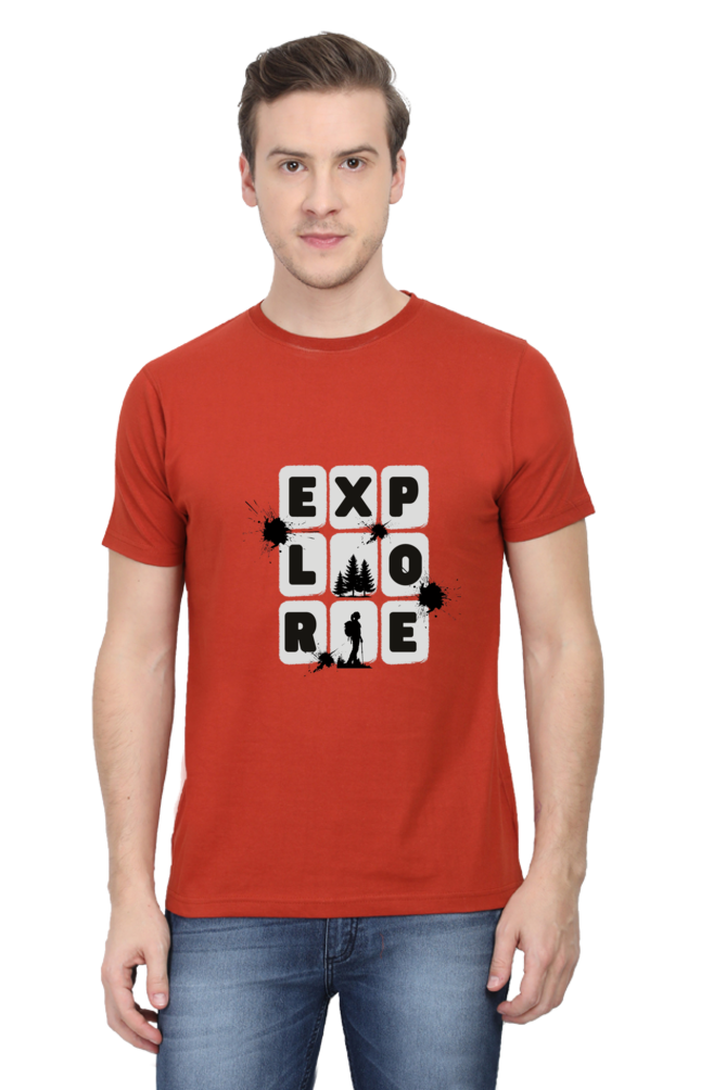 Explore Printed T-shirt for Men