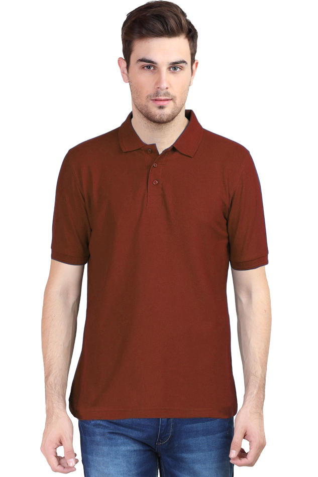 Solid Polo T-Shirts For Men