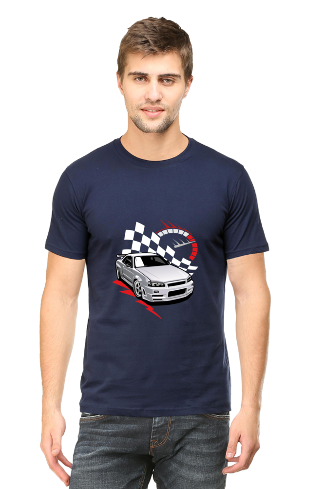 Speed Car Printed T-shirt for Men