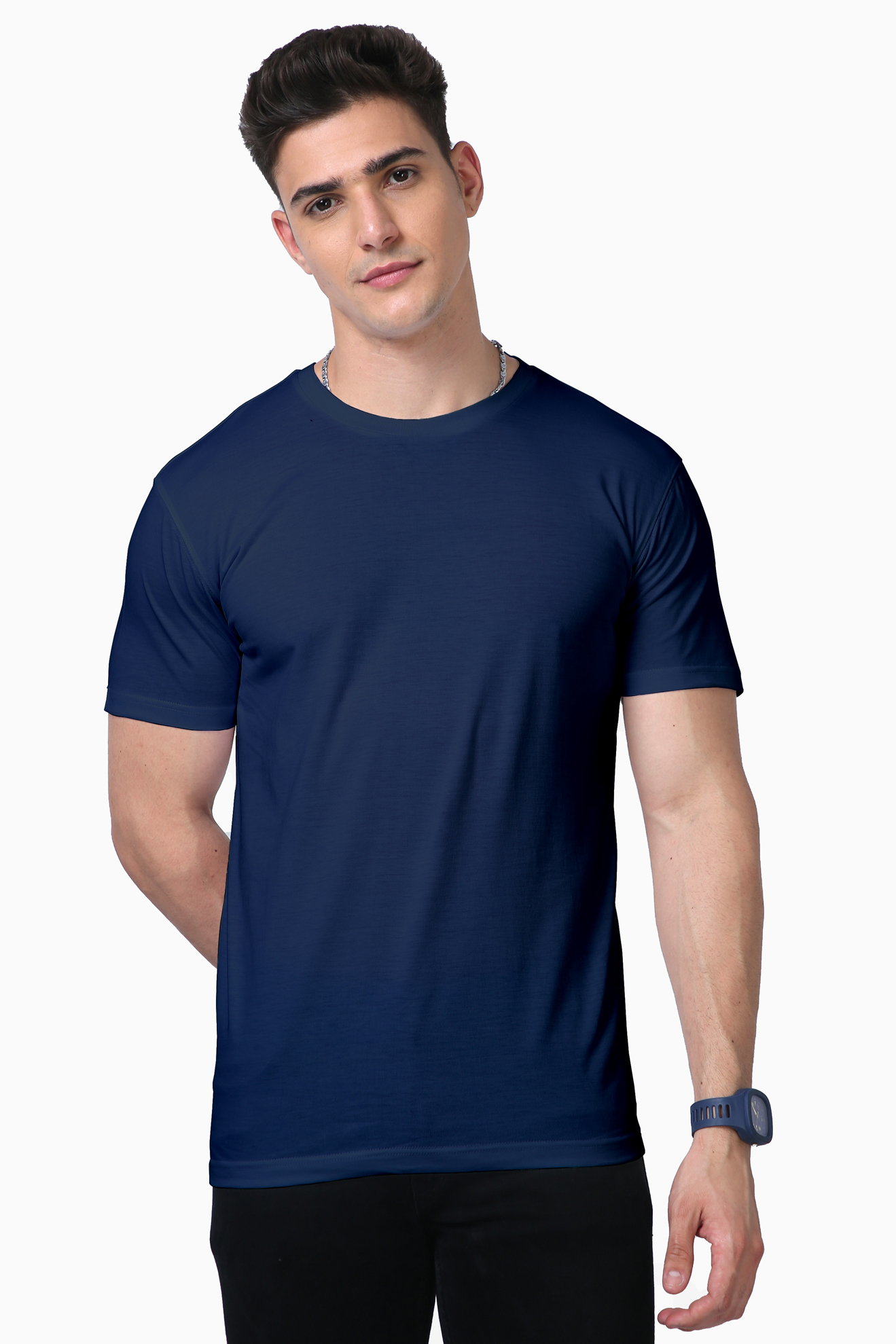 Unisex Iconique 100% Supima Cotton Regular Fit Round Neck T-Shirt