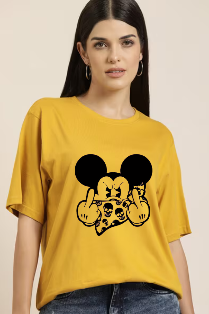Micky Classic Oversized T-shirt for Women [240 GSM]