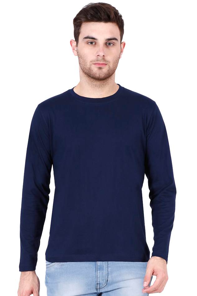 Men’s Solid Full Sleeve T Shirt [ 180 GSM ]