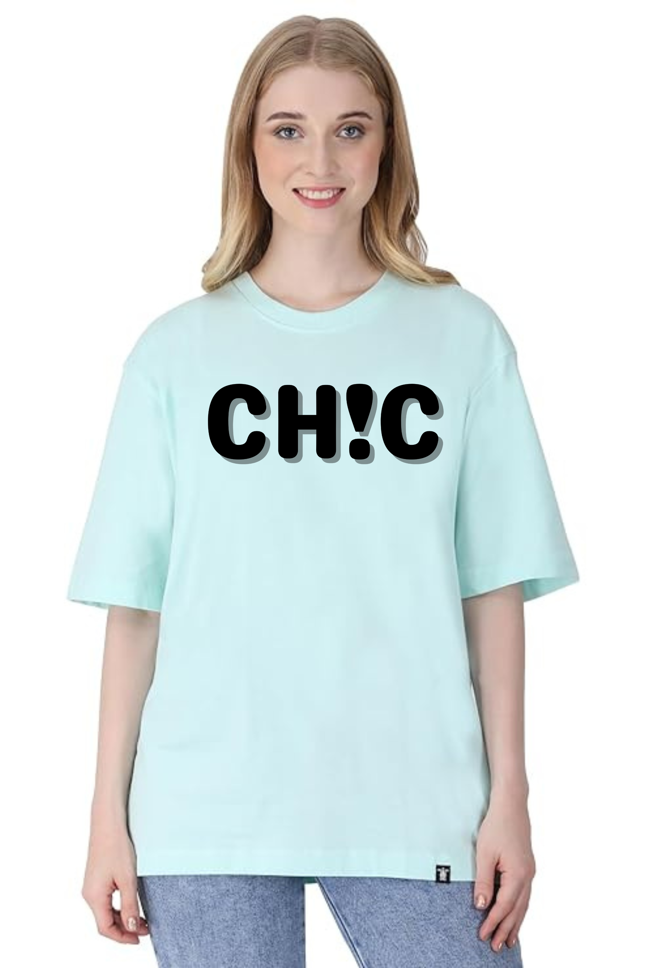 Chic Graphic Printed Classic Oversized T-shirt for Women [240GSM]
