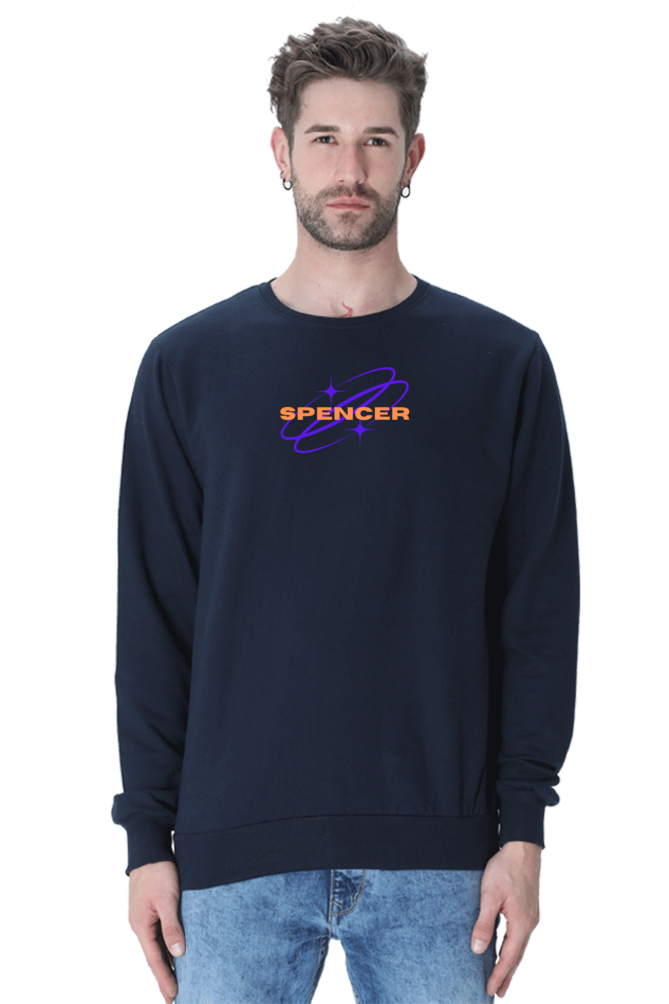 Spencer Graphic Printed Sweatshirt For Men [Light Weighted 300 GSM ]