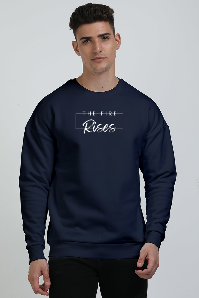 The Fire Rise Graphic Sweatshirts For Men [ Heavyweight 400 GSM ]
