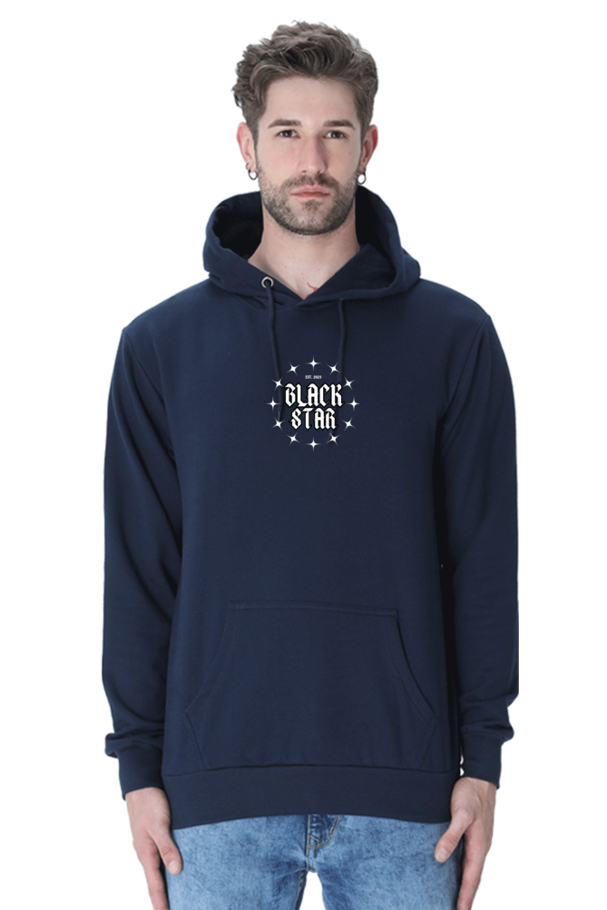 Star Graphic Printed Hoodie For Men  [Light Weighted 300 GSM ]