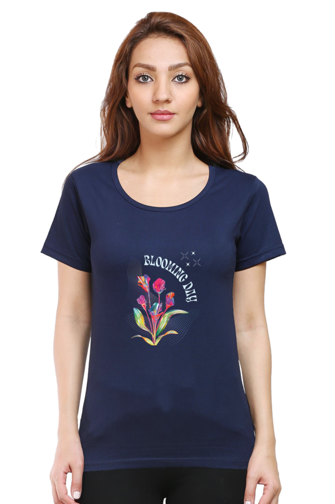 Blooming Printed T-shirt for Women
