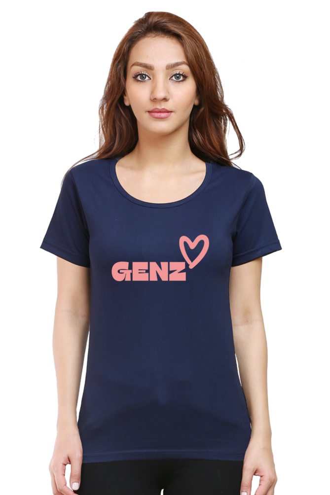 Genz Graphic Printed T-shirt for Women