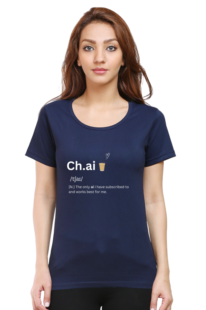 Chai Graphic Printed T-shirt for Women