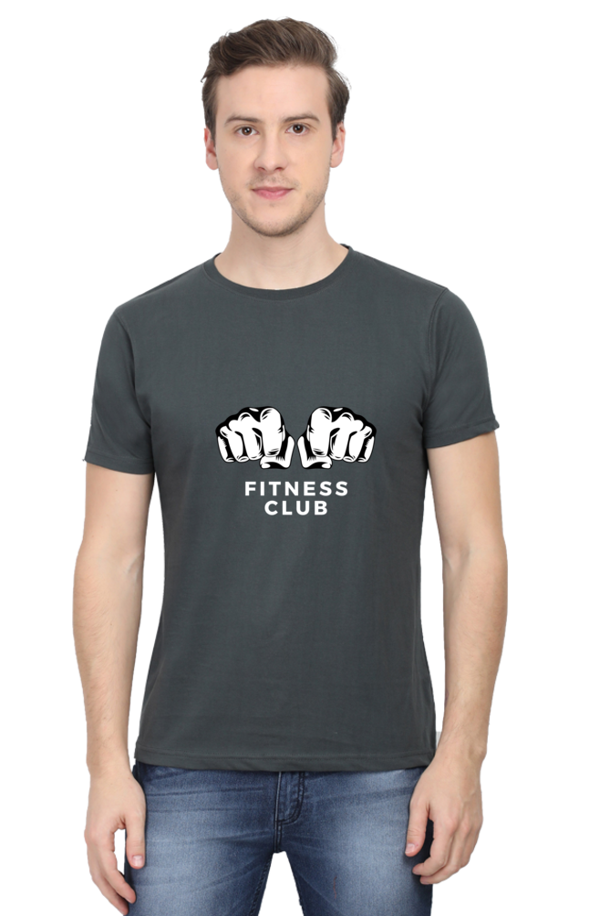 Fitness Club Printed T-shirt for Men