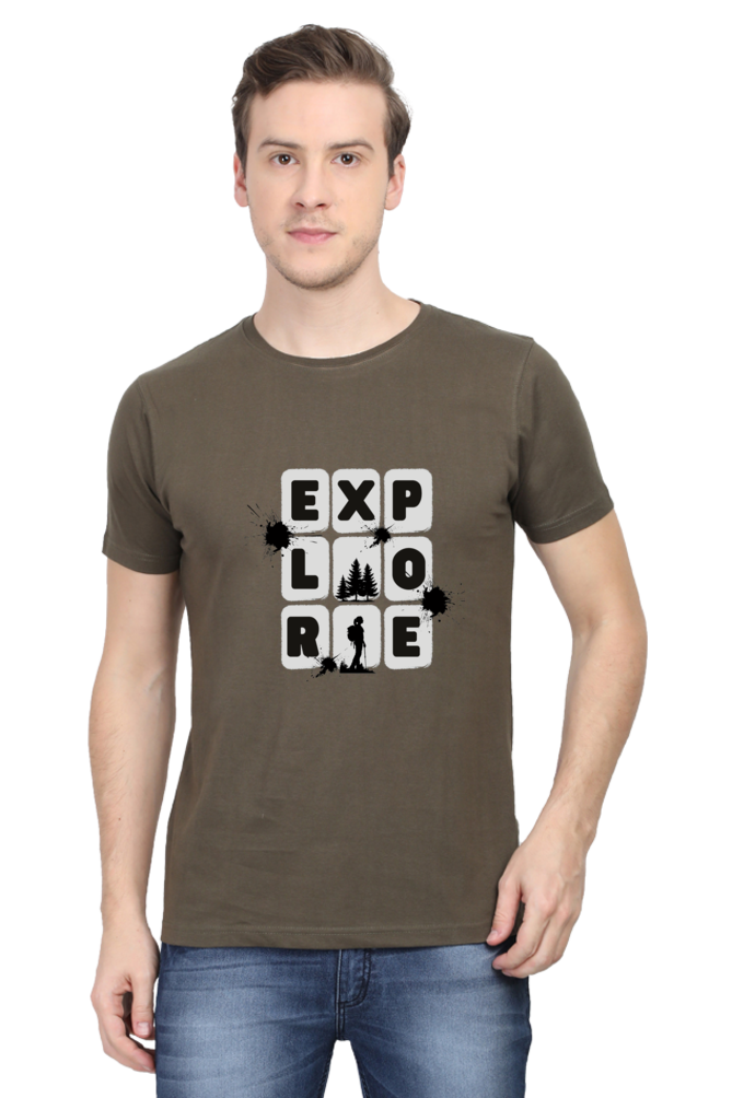 Explore Printed T-shirt for Men