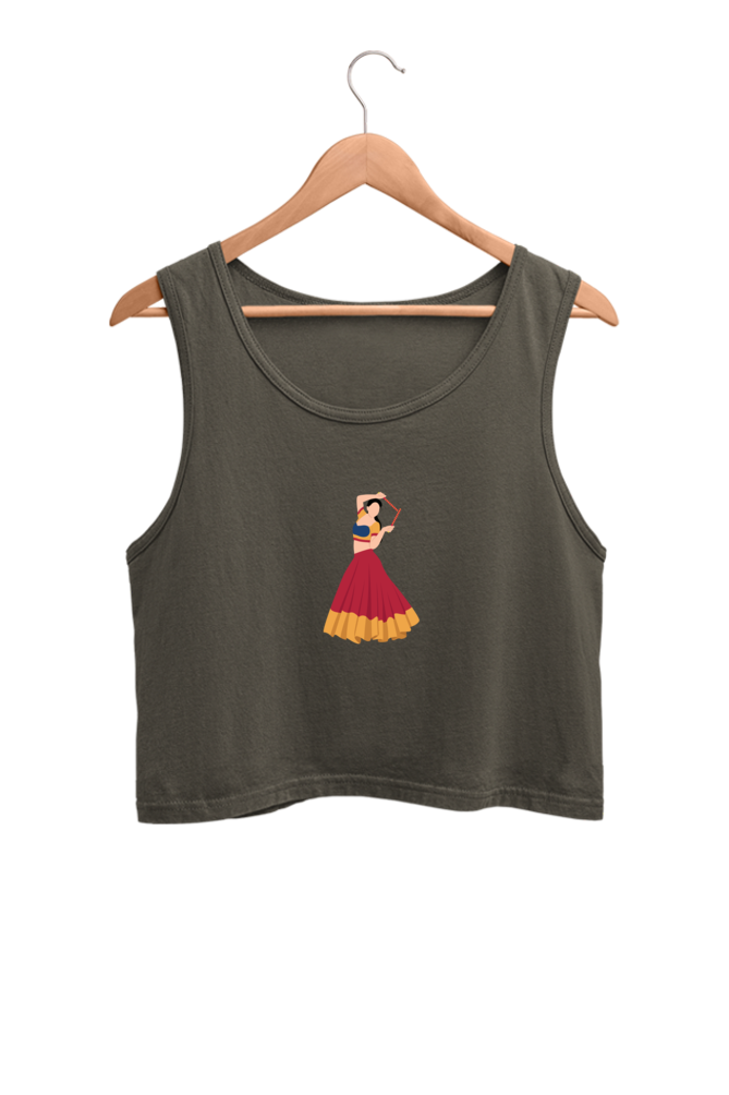 Navratri Special Crop Tank Top For Women