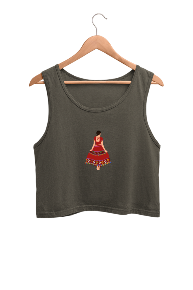 Navratri Special Crop Tank Top For Women