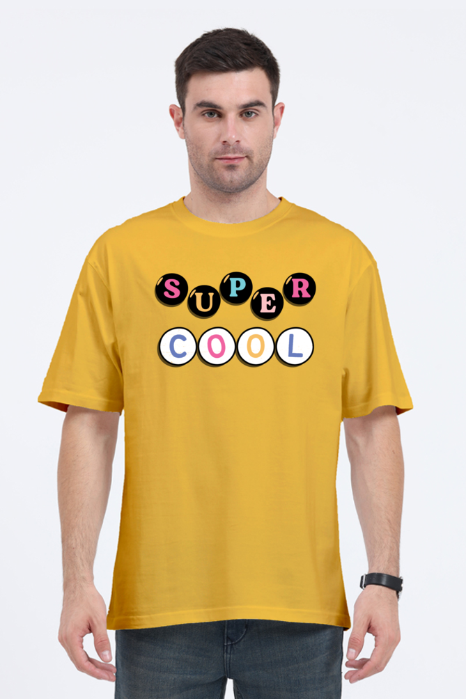 Super Cool Graphic Printed Classic Oversized T-shirt for Men [240GSM]