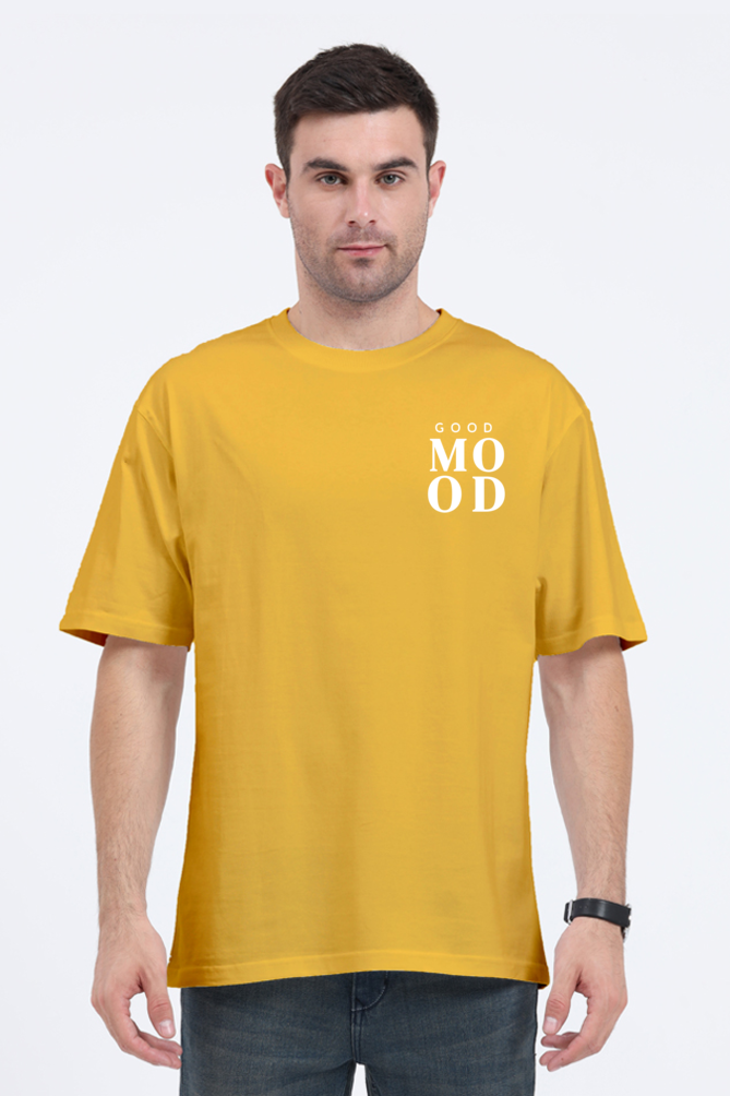 Good Mood Graphic Printed Classic Oversized T-shirt For Men 240GSM]