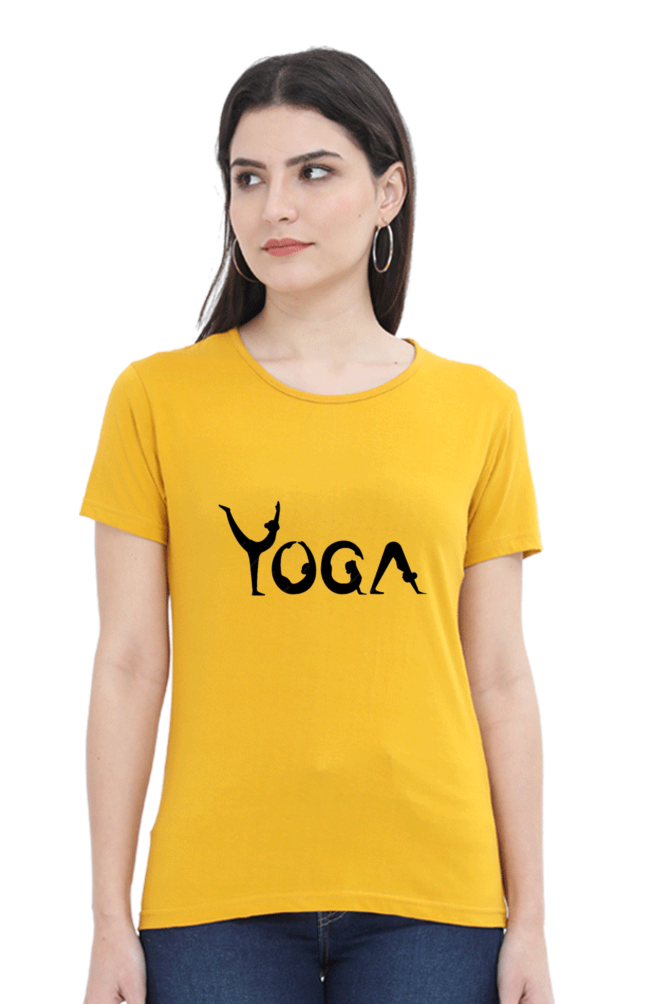 Yoga Printed T-shirt for Women