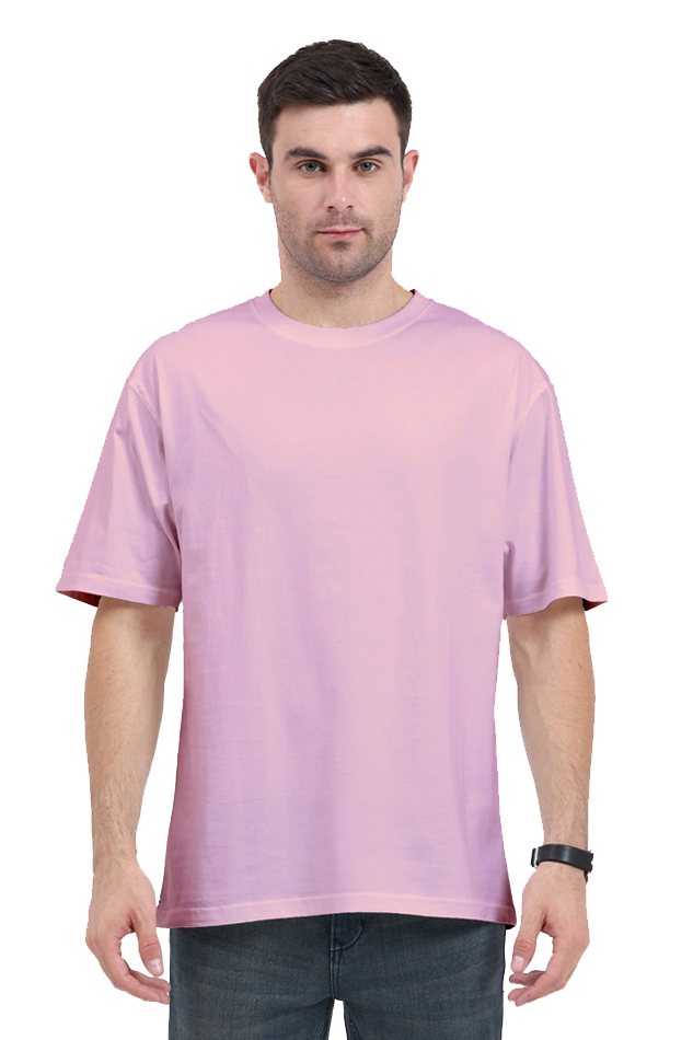 Solid Oversized  Standard T-shirt for Men [180 GSM]