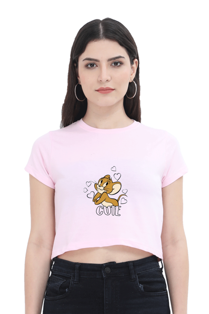 Jerry Printed Crop Top For Women