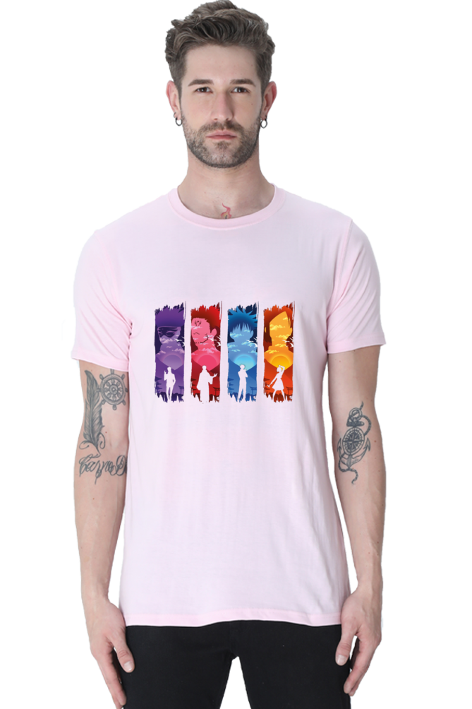 Anime Band Printed T-shirt for Men