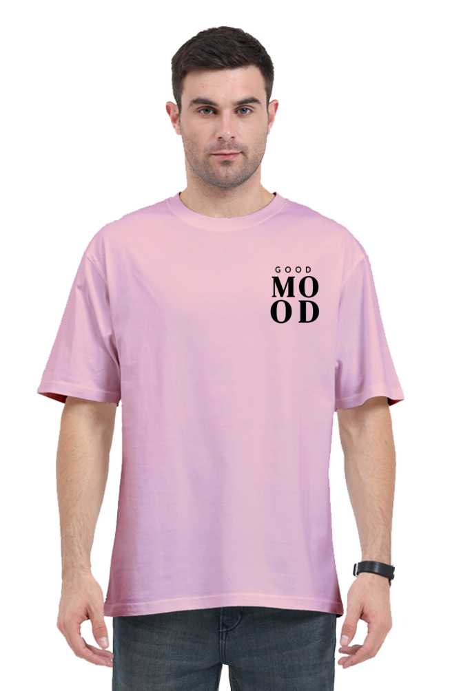 Good Mood Graphic Printed Classic Oversized T-shirt For Men 240GSM]