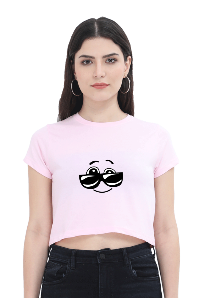 Swag Printed Crop Top For Women