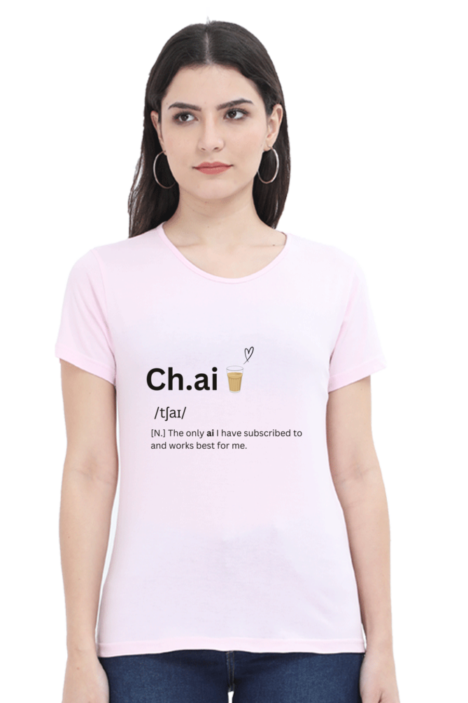 Chai Graphic Printed T-shirt for Women
