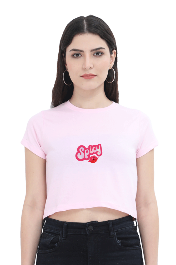 Spicy Printed Crop Top For Women