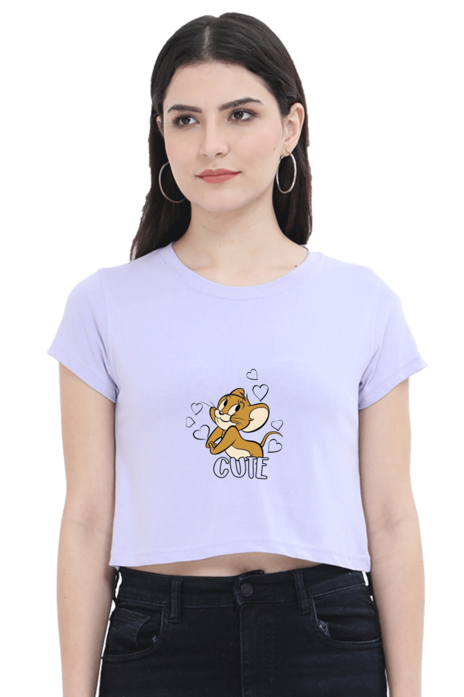 Jerry Printed Crop Top For Women
