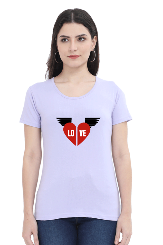 Love Printed T-shirt for Women