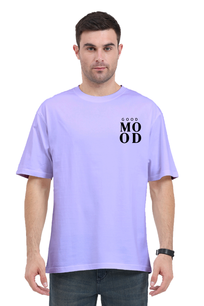 Good Mood Graphic Printed Classic Oversized T-shirt For Men 240GSM]