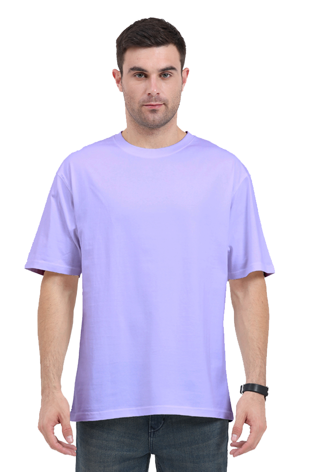 Solid Oversized  Standard T-shirt for Men [180 GSM]