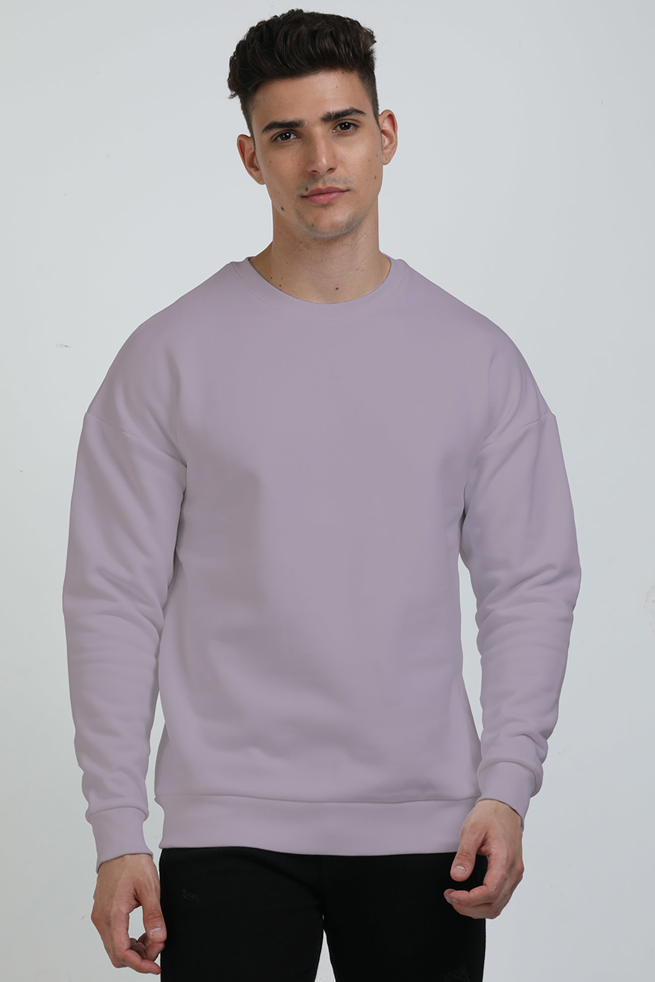 Unisex Oversized Plain Sweatshirts (Men & Women ) [ Heavyweight 400 GSM ]