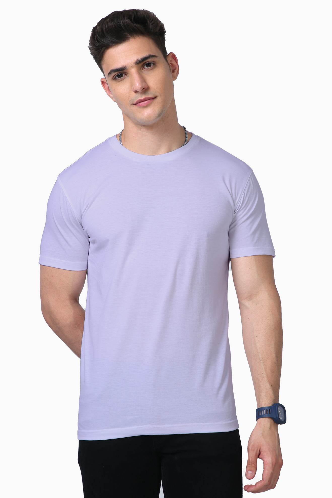Unisex Iconique 100% Supima Cotton Regular Fit Round Neck T-Shirt