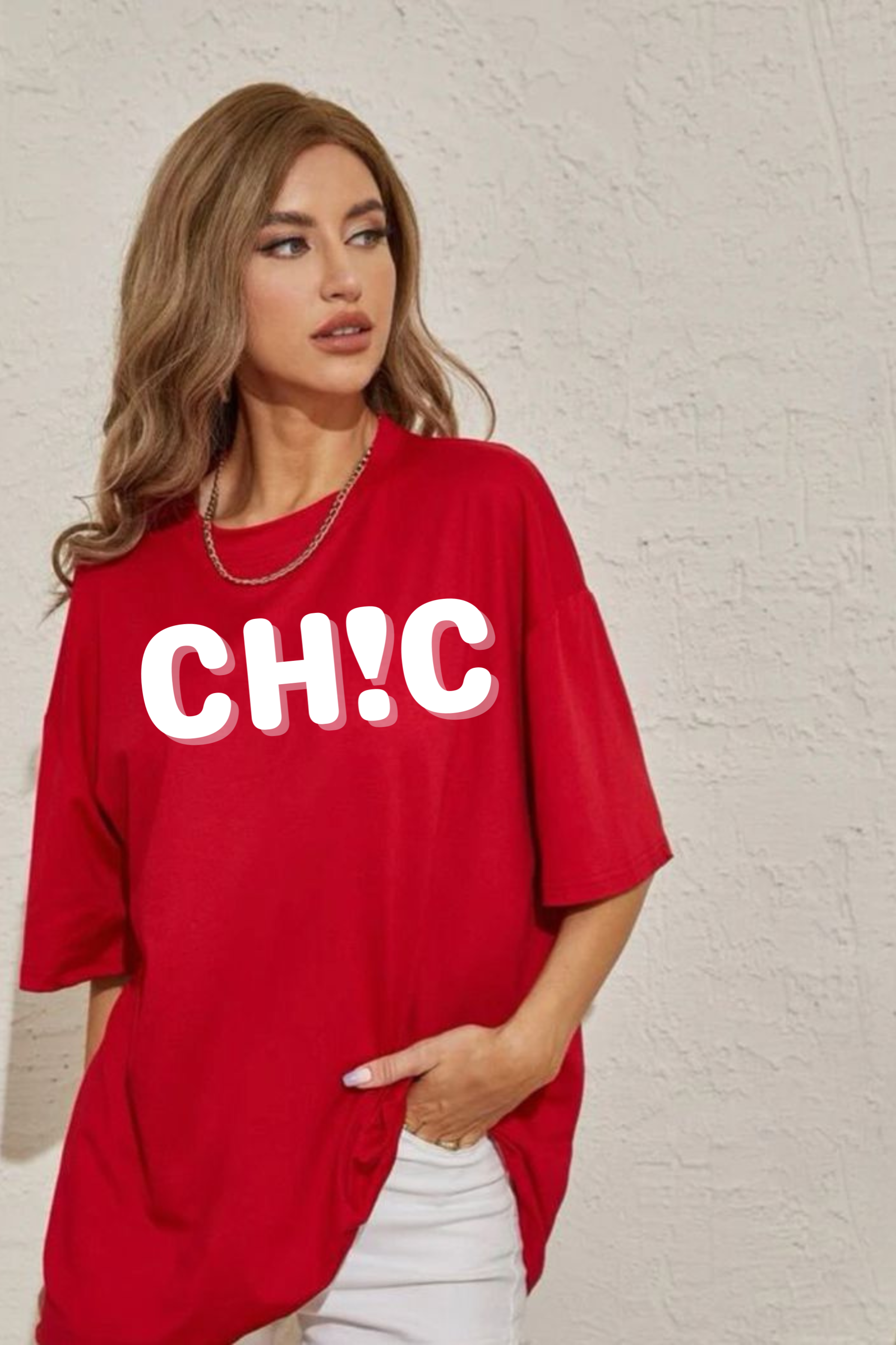 Chic Graphic Printed Classic Oversized T-shirt for Women [240GSM]