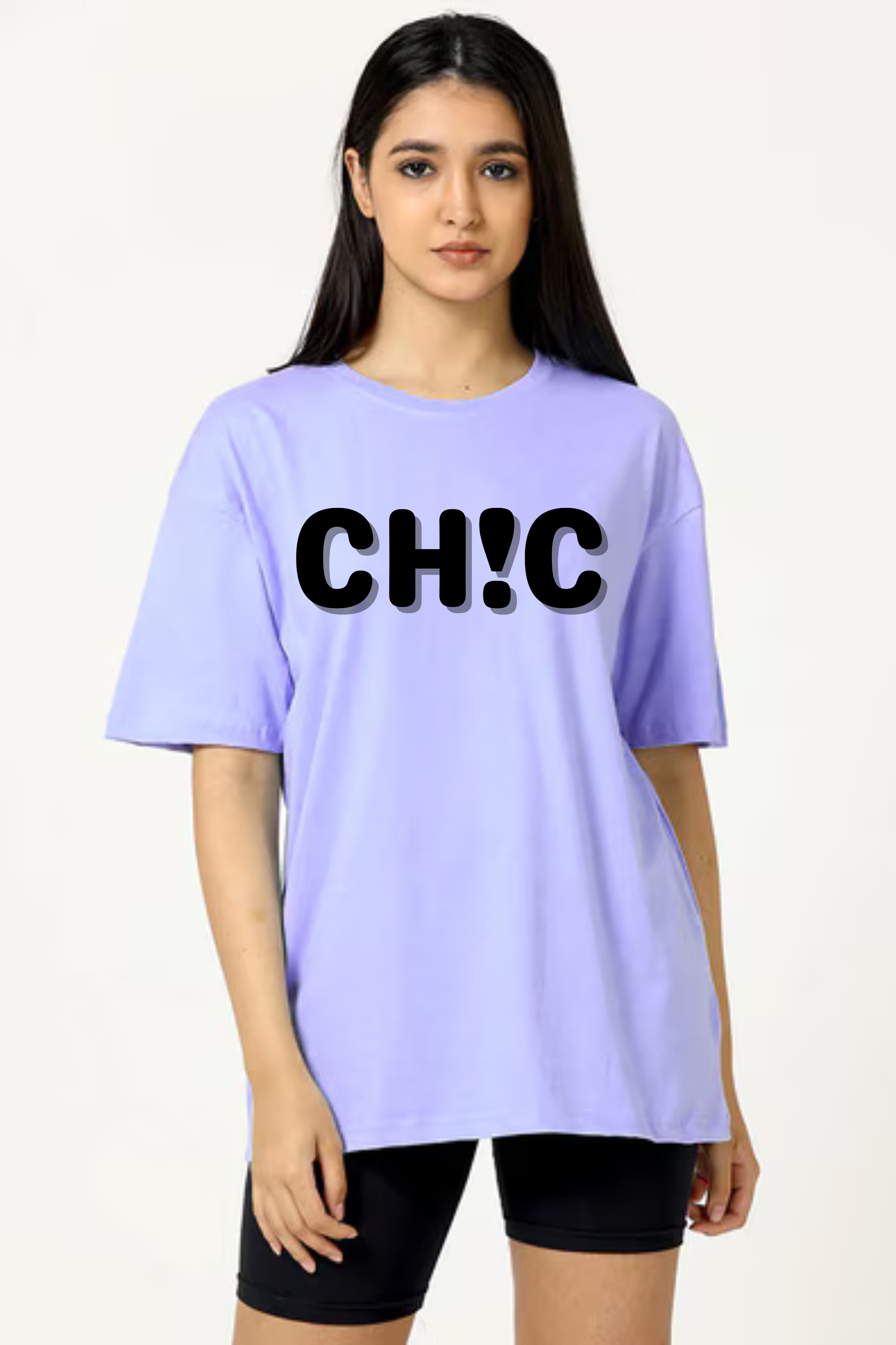 Chic Graphic Printed Classic Oversized T-shirt for Women [240GSM]