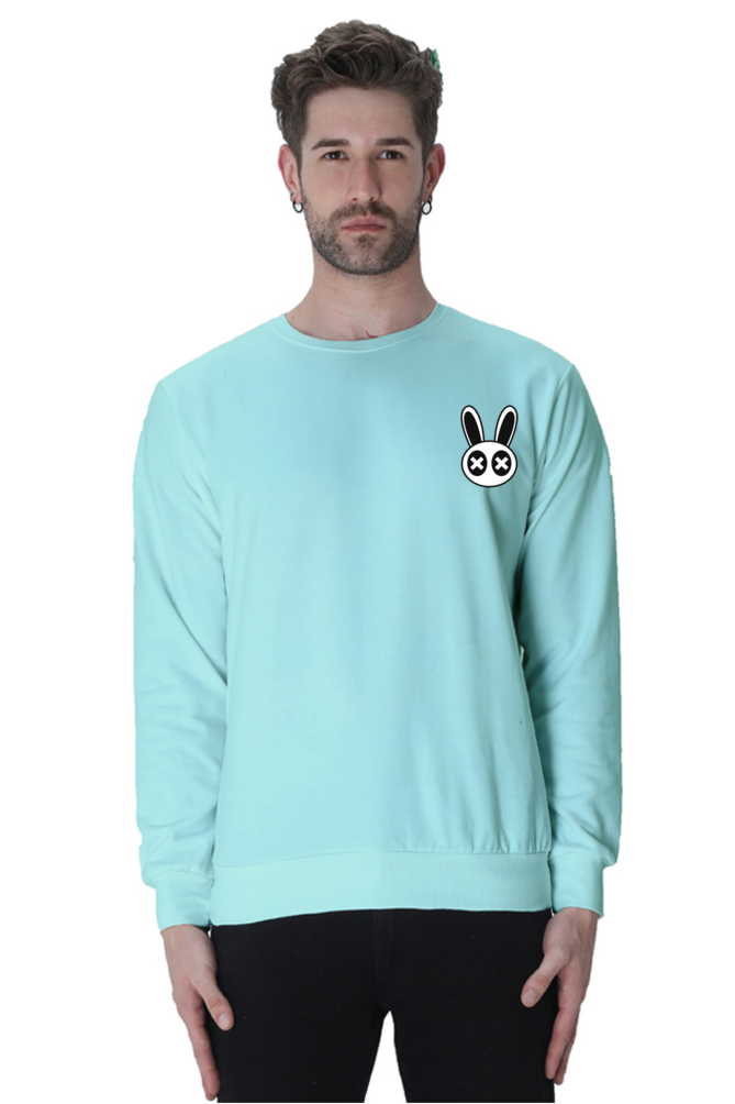 Rabbit Graphic Printed Sweatshirt For Men [Light Weighted 300 GSM ]