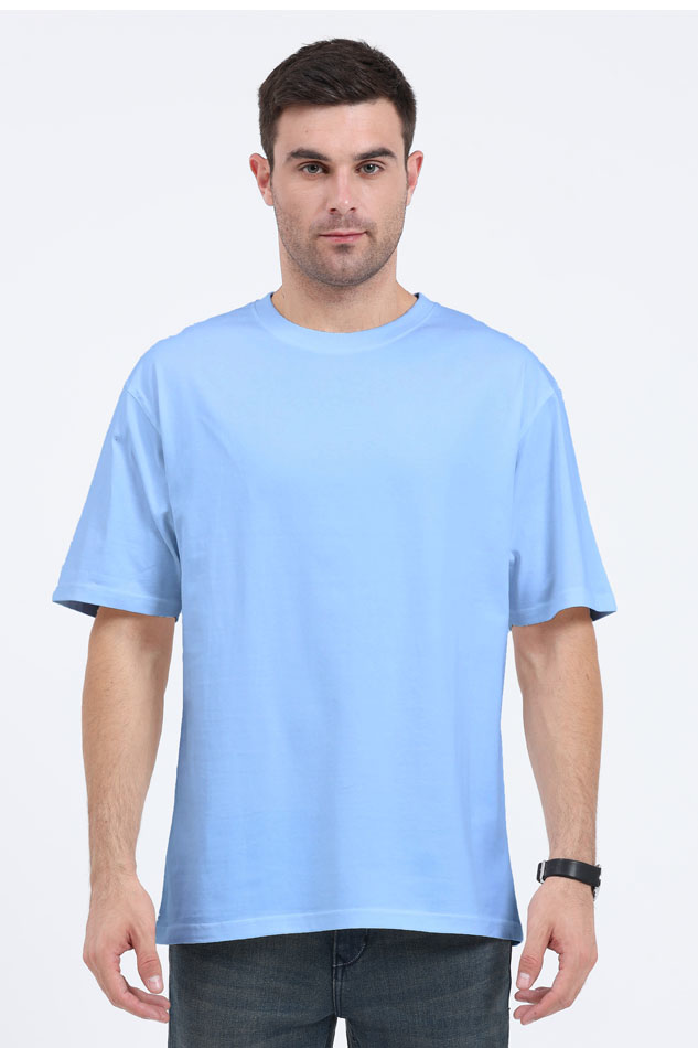 Solid Oversized Classic T-shirt for Men [240 GSM]