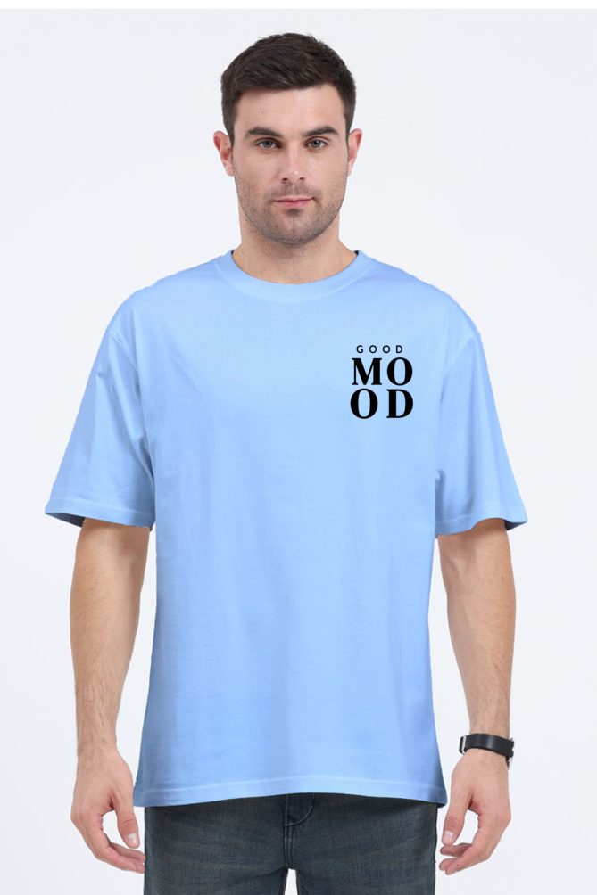 Good Mood Graphic Printed Classic Oversized T-shirt For Men 240GSM]