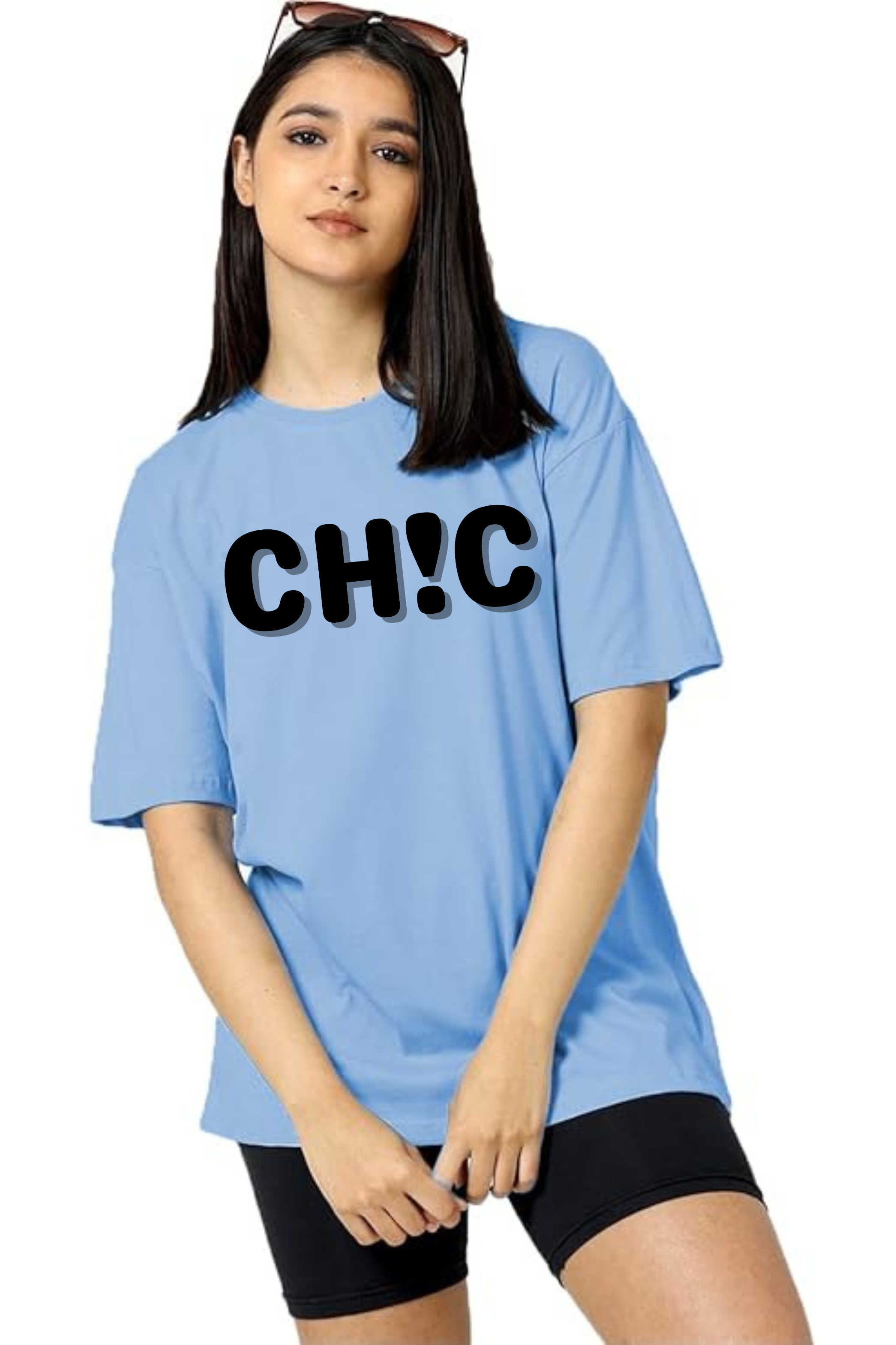 Chic Graphic Printed Classic Oversized T-shirt for Women [240GSM]