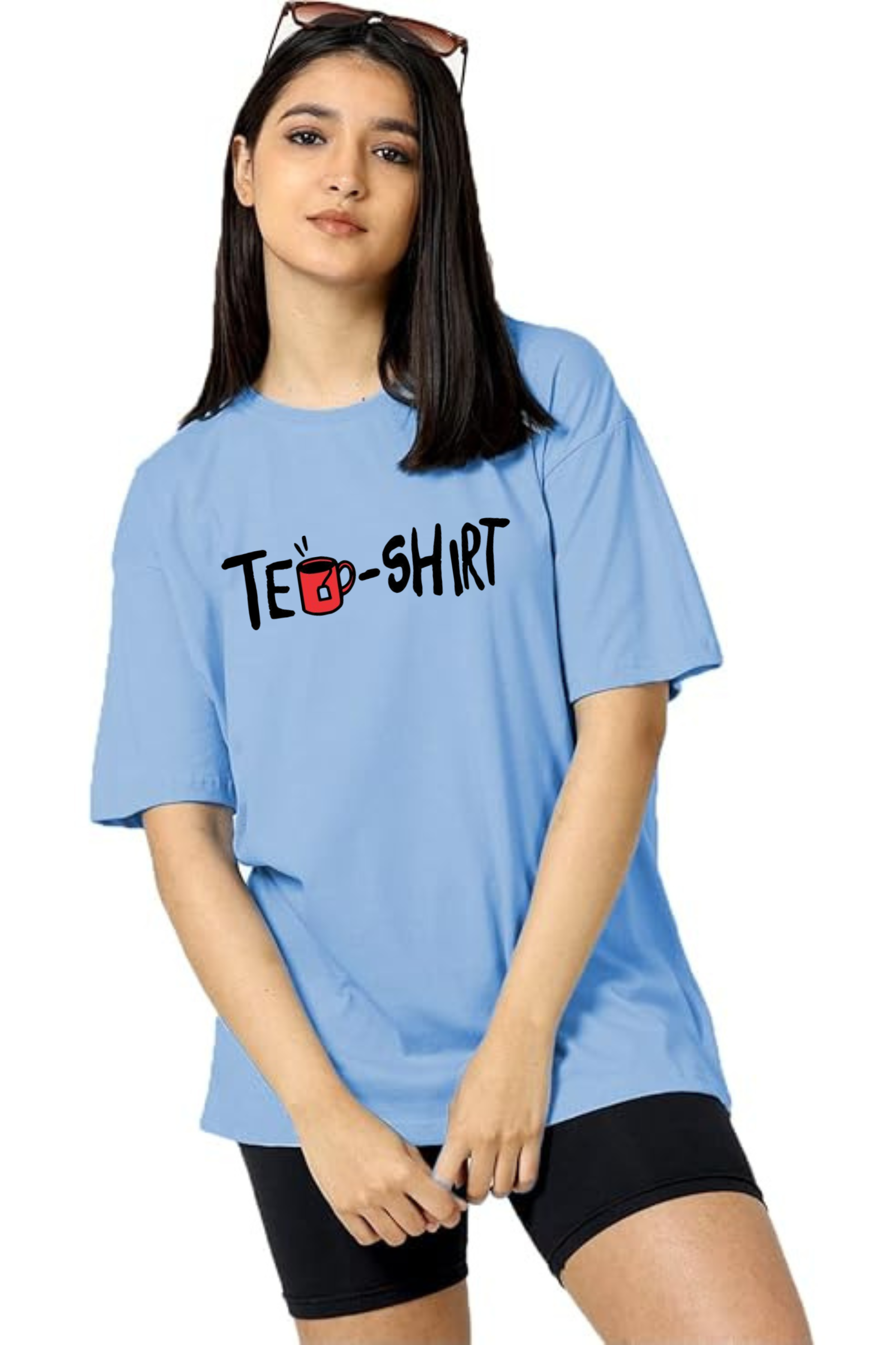 Tea-Shirt Graphic Printed Classic Oversized T-shirt For Women [240GSM]