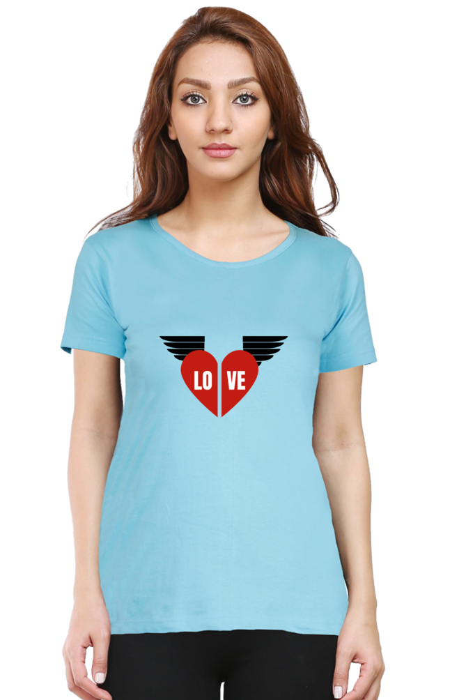 Love Printed T-shirt for Women