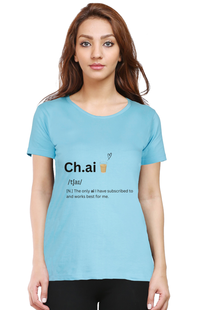 Chai Graphic Printed T-shirt for Women