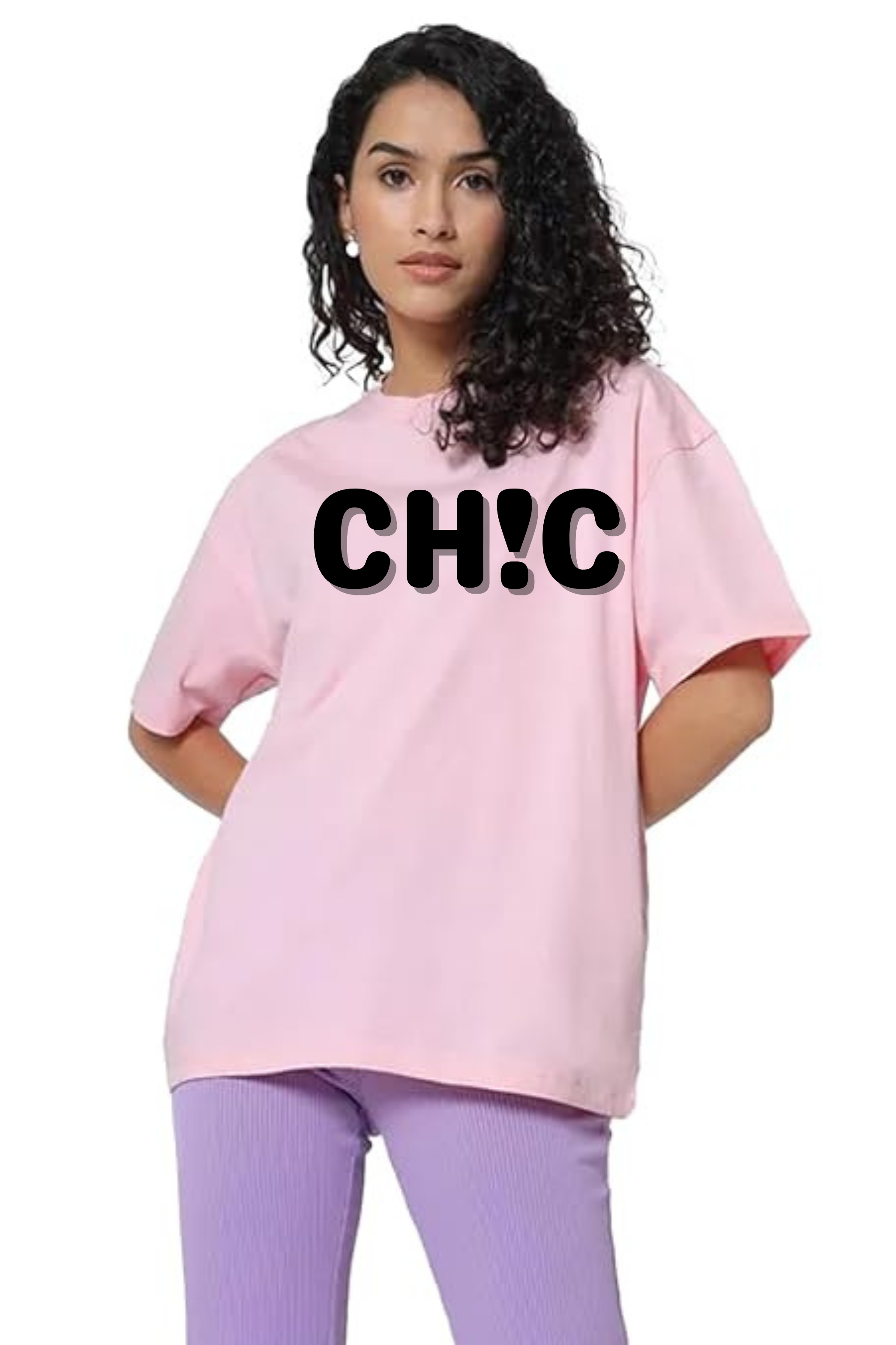 Chic Graphic Printed Classic Oversized T-shirt for Women [240GSM]