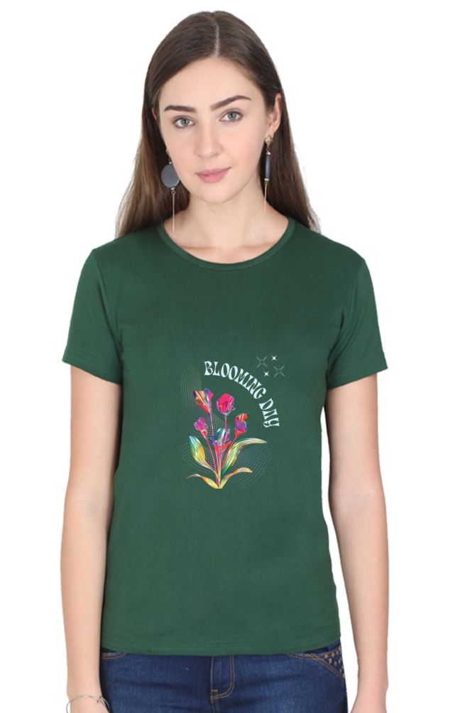 Blooming Printed T-shirt for Women