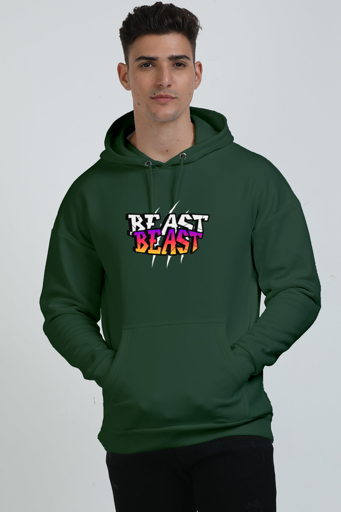 Beast Oversized Graphic Printed Hoodie For Men [Heavyweight 400 GSM ]