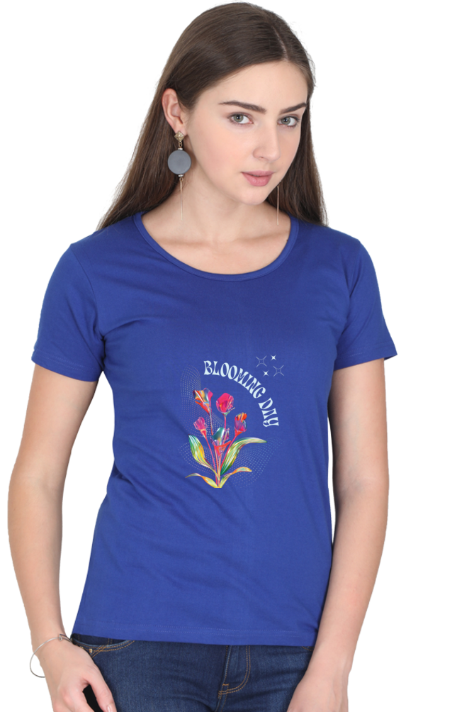 Blooming Printed T-shirt for Women