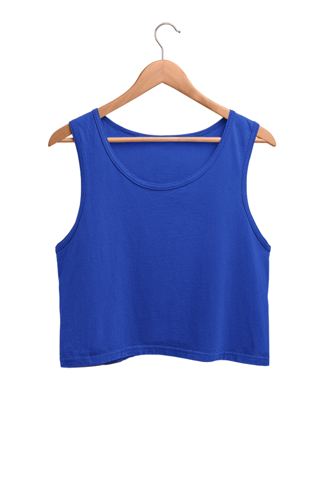 Solid Crop Tank Top Women